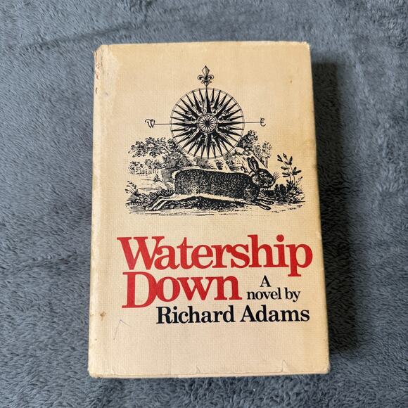 Watership Down by Richard Adams 1972 HC DJ Vintage 1st Ed 2nd Print Novel - Picture 1 of 6